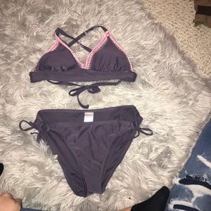 Bikini 2 piece with crochet top